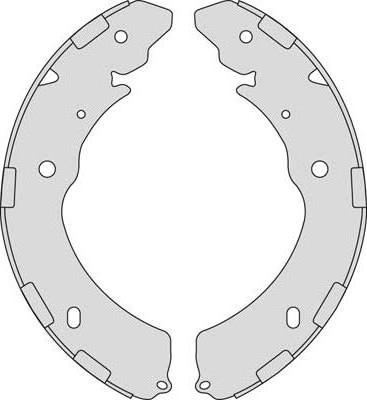 MGA M930 - Brake Shoe Set autospares.lv