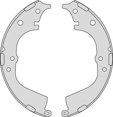 MGA M928 - Brake Shoe Set autospares.lv