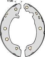 MGA M682 - Brake Shoe Set autospares.lv