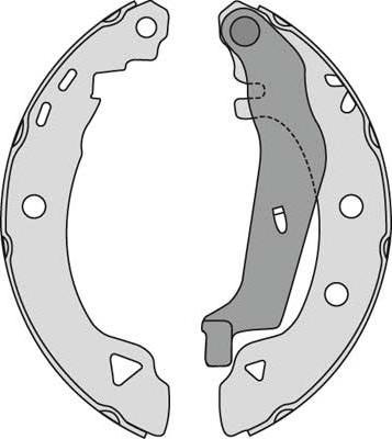 MGA M638 - Brake Shoe Set autospares.lv