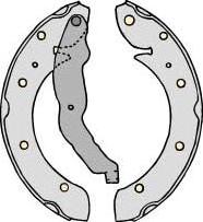 MGA M679 - Brake Shoe Set autospares.lv