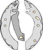 MGA M674 - Brake Shoe Set autospares.lv