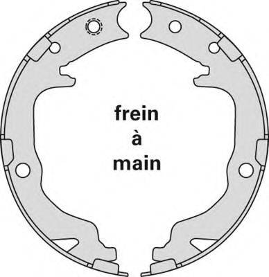 MGA M895 - Brake Shoe Set, parking brake autospares.lv