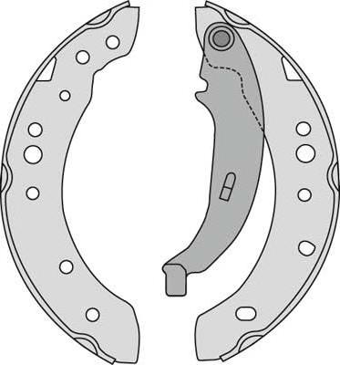 MGA M880 - Brake Shoe Set autospares.lv