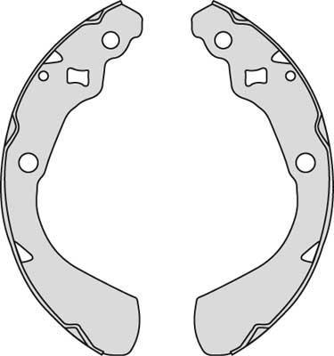 MGA M793 - Brake Shoe Set autospares.lv