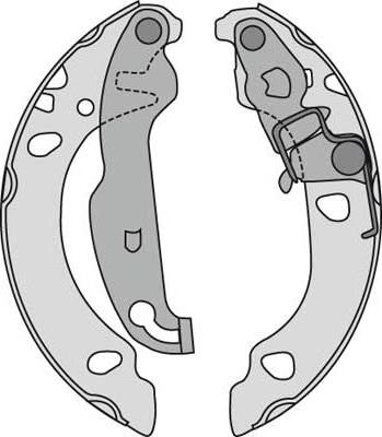 MGA M789 - Brake Shoe Set autospares.lv