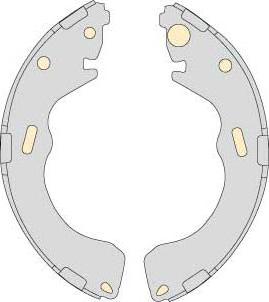 MGA M780 - Brake Shoe Set autospares.lv