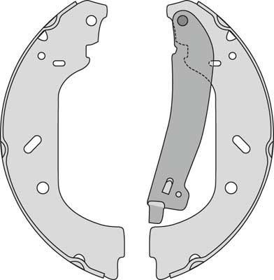 MGA M730 - Brake Shoe Set autospares.lv