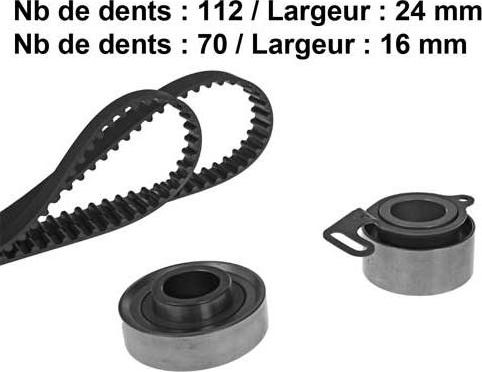 MGA X415H1 - Timing Belt Set autospares.lv