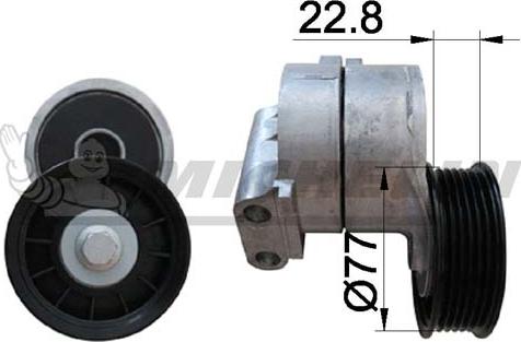 MICHELIN EngineParts SMAMP04450 - Belt Tensioner, v-ribbed belt autospares.lv