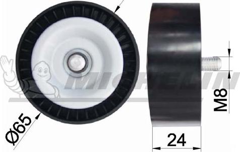 MICHELIN EngineParts SMAMP04034 - Pulley, v-ribbed belt autospares.lv