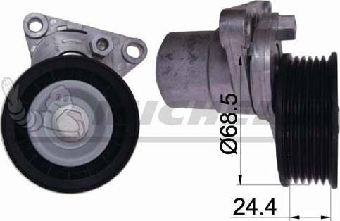 MICHELIN EngineParts SMAMP04399 - Belt Tensioner, v-ribbed belt autospares.lv