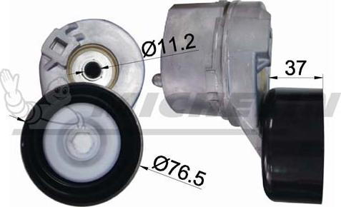 MICHELIN EngineParts SMAMP04359 - Belt Tensioner, v-ribbed belt autospares.lv