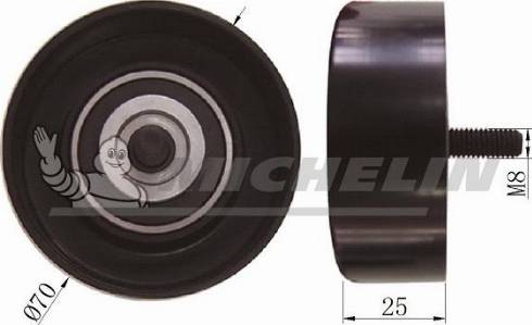 MICHELIN EngineParts SMAMP04320 - Pulley, v-ribbed belt autospares.lv