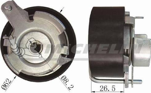 MICHELIN EngineParts SMAMP04371 - Tensioner Pulley, timing belt autospares.lv