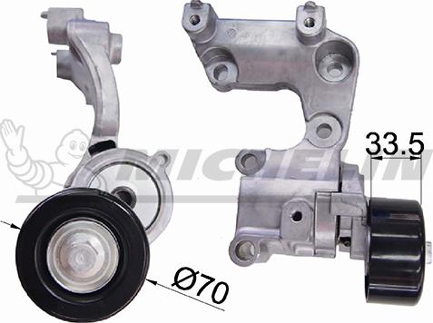 MICHELIN EngineParts SMAMP06323 - Belt Tensioner, v-ribbed belt autospares.lv