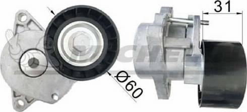 MICHELIN EngineParts SMAMP03428 - Belt Tensioner, v-ribbed belt autospares.lv