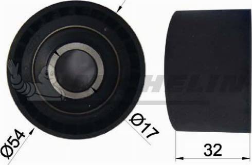 MICHELIN EngineParts SMAMP03014 - Deflection / Guide Pulley, timing belt autospares.lv