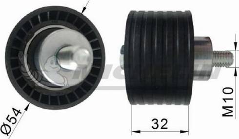 MICHELIN EngineParts SMAMP03116 - Pulley, v-ribbed belt autospares.lv