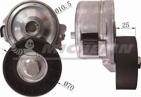 MICHELIN EngineParts SMAMP03344 - Belt Tensioner, v-ribbed belt autospares.lv