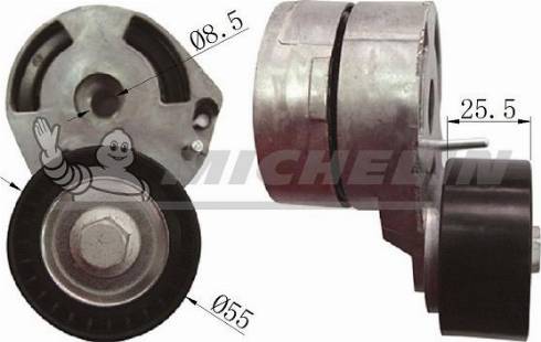 MICHELIN EngineParts SMAMP03354 - Belt Tensioner, v-ribbed belt autospares.lv