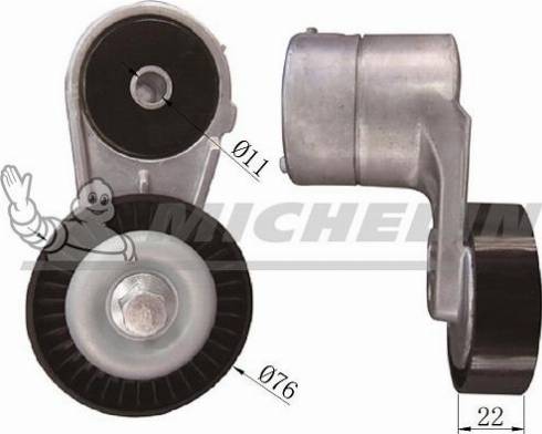 MICHELIN EngineParts SMAMP03307 - Belt Tensioner, v-ribbed belt autospares.lv