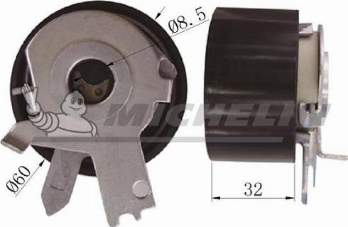 MICHELIN EngineParts SMAMP03312 - Tensioner Pulley, timing belt autospares.lv