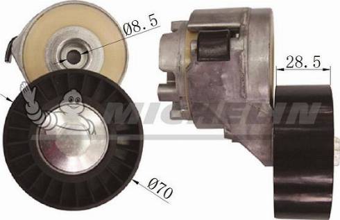 MICHELIN EngineParts SMAMP03385 - Belt Tensioner, v-ribbed belt autospares.lv