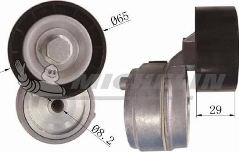 MICHELIN EngineParts SMAMP03338 - Belt Tensioner, v-ribbed belt autospares.lv