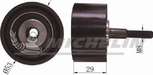 MICHELIN EngineParts SMAMP03321 - Deflection / Guide Pulley, timing belt autospares.lv