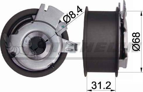 MICHELIN EngineParts SMAMP02430 - Tensioner Pulley, timing belt autospares.lv