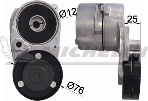 MICHELIN EngineParts SMAMP02345 - Belt Tensioner, v-ribbed belt autospares.lv