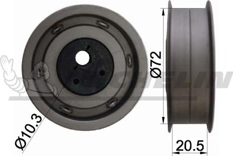 MICHELIN EngineParts SMAMP02301 - Tensioner Pulley, timing belt autospares.lv