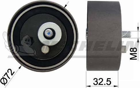 MICHELIN EngineParts SMAMP02310 - Tensioner Pulley, timing belt autospares.lv