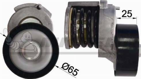 MICHELIN EngineParts SMAMP02384 - Belt Tensioner, v-ribbed belt autospares.lv