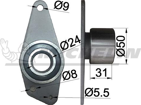 MICHELIN EngineParts SMAMP13312 - Deflection / Guide Pulley, timing belt autospares.lv