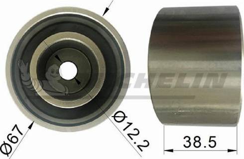 MICHELIN EngineParts SMAMP17004 - Deflection / Guide Pulley, timing belt autospares.lv