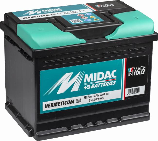 MIDAC H62 - Starter Battery autospares.lv