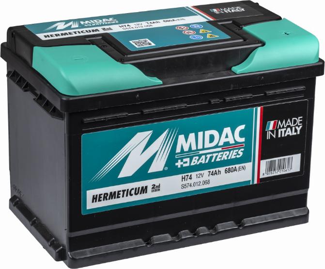 MIDAC H80 - Starter Battery autospares.lv