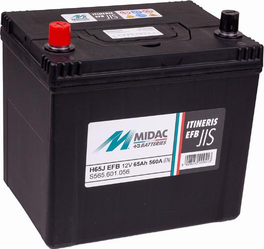 MIDAC IT65J EFB - Starter Battery autospares.lv