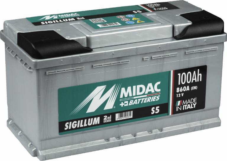 MIDAC S5 - Starter Battery autospares.lv