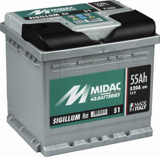MIDAC S1 - Starter Battery autospares.lv