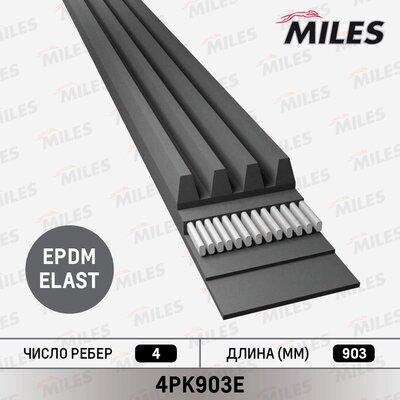 Miles 4PK903E - V-Ribbed Belt autospares.lv