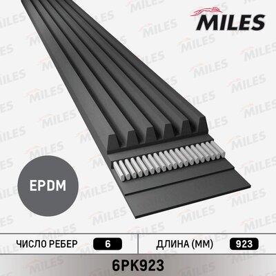 Miles 6PK923 - V-Ribbed Belt autospares.lv