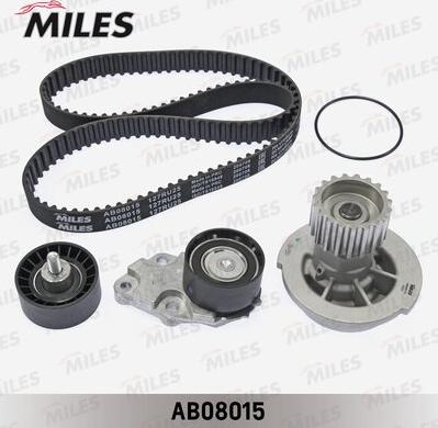 Miles AB08015 - Water Pump & Timing Belt Set autospares.lv