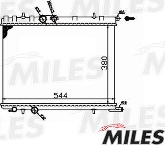 Miles ACRM049 - Radiator, engine cooling autospares.lv