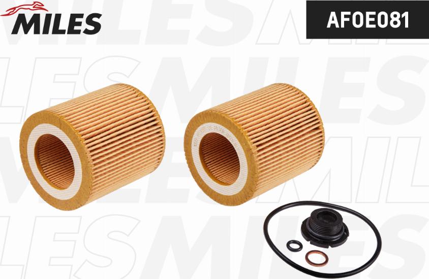 Miles AFOE081 - Oil Filter autospares.lv