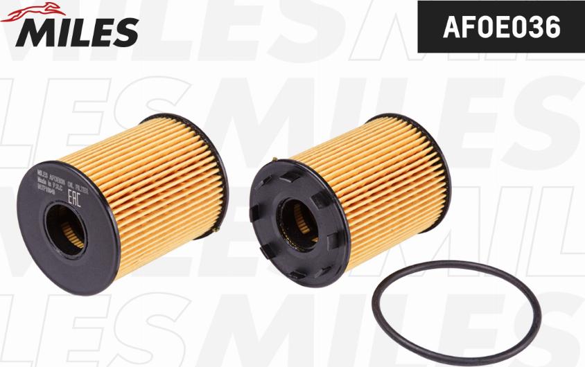 Miles AFOE036 - Oil Filter autospares.lv