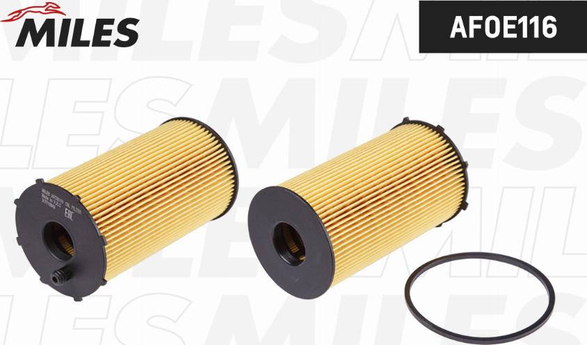 Miles AFOE116 - Oil Filter autospares.lv