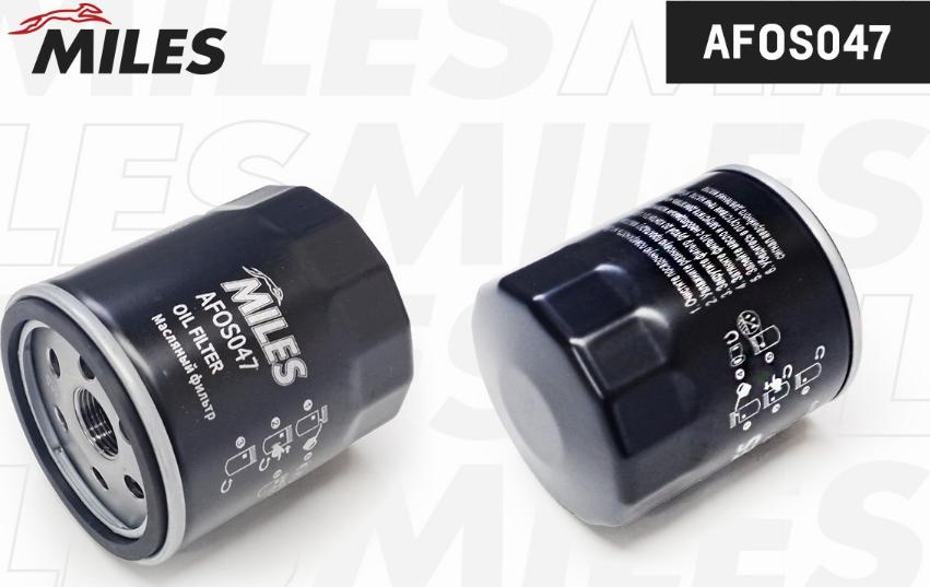 Miles AFOS047 - Oil Filter autospares.lv